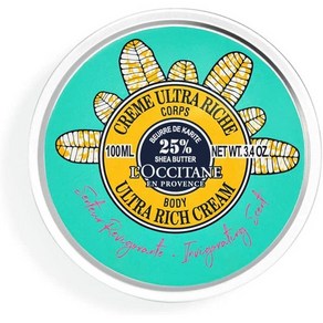 일본직발송 6. 록시 탄 (LOCCITANE) 행복 스마일 시어 리치 바디 크림 100ML 100ML (X 1) B08NNY44GK, 1개