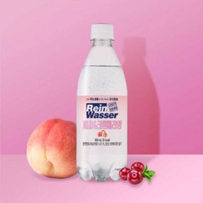 라인바싸 탄산수 PET500ml 40입 피치크린베리향, 500ml, 40개