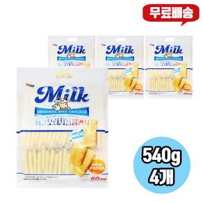 [머깨비도매몰] 미룡 오리지널 밀크 쌀과자, 4개, 540g
