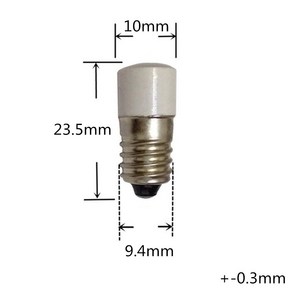 미터 전구 E10 6 3V LED 12V 24V 36V 220V 380V 표시기 110V 20, yellow 20PCS, 20개