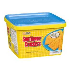 Croley Foods Sunflower Crackers Original Flavor Cream Sandwhic 크롤리 푸드 선플라워 크래커 오리지널 플레이버 크림 샌드위치 23o