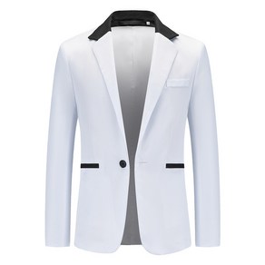 남성 긴팔 배색 블레이져 자켓 men's suit coat 하늘비즈 A31 G420I406