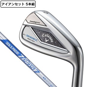 캘러웨이 CALLAWAY 남성 패러다임 Ai 스모크 MAX FAST 아이언 세트 5개 6I~9I PW NSPRO Zelos 7 - PDYMAI SMK MXF 6P ZELOS7, S