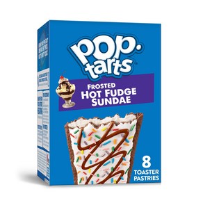 Pop-Tarts Breakfast Toaster Pastries Frosted Hot 팝타트 아침 토스터 페이스트리 프로스티드 핫 퍼지 선데이 미국에서 자랑스럽게 구운