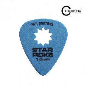 [1+1] 기타피크 피크 StaPick Pick 1.0mm 악기 Blue, 2개