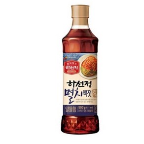 CJ제일제당 하선정 멸치액젓 (알뜰형) 500g x 1개, 2개