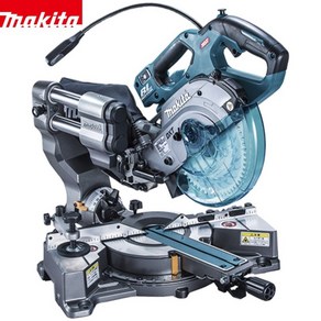 Makita 마끼다 40V 충전식 무선 슬라이드 원형톱 각도절단기 LS001G, 본체만+톱날(배터리/ 충전기 별매)