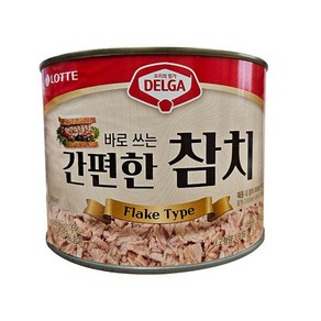 롯데 델가 바로 쓰는 간편한 참치 1 880g 참치덕용 1+1, 1개