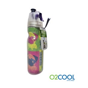 O2Cool 오투쿨 HMLDP07 스포츠물통 자전거 물병, Puppy, 590ml