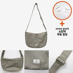 [백화점신상판/AS가능] 스노우피크 소프트윌 반달 호보백 여성 숄더백 여행 쇼퍼백 ppJ 올리브 카키 S25ZWFCB24OL