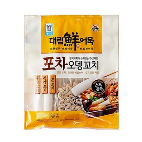 사조 대림선 포차 오뎅꼬치 420g (소스포함) / 캠핑 밀키트 꼬치어묵, 1개