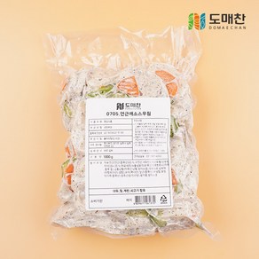 대용량 반찬 연근깨소스무침 1kg 연근 샐러드 연근무침, 1개