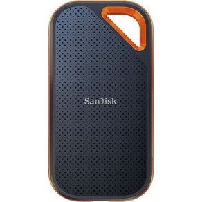 SanDisk 2TB Exteme PRO 휴대용 SSD - 최대 2000MB/s USB-C USB 3.2 Gen 2x2 IP65 방수 및 방진 업데이트된 펌웨어 외장 솔리드, one