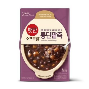 비비고 통단팥죽 280g, 4개