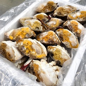 [연평도] 국내산 절단 암꽃게 특품 급냉 손질 신선냉동, 1박스, 하프절단 암꽃게 1kg (6-10조각)