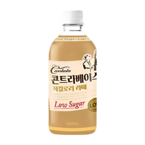 칸타타 콘트라베이스 저칼로리 라떼, 24개, 500ml