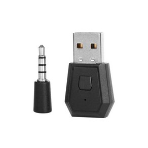 PS5 블루투스 어댑터 PS4 USB 동글 BT 무선 3.5mm 플레이스테이션 4/5 안정적인 성능, 01 black1, 1개