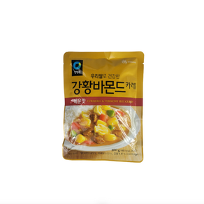 청정원 우리쌀 강황바몬드카레 매운맛 100g, 5개