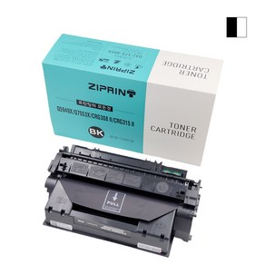 HP Q7553A Q7553X LaseJet P2104 P2014N P2105 P2015N M2727MFP Zipint 토너, Q7553A(표준용량)_3000매, 1개