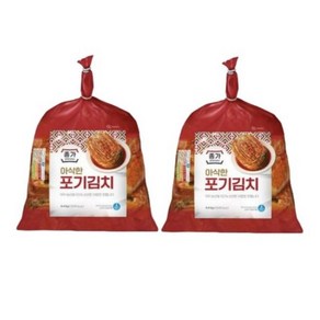[종가집] 시원하고 깔끔한 포기김치, 4.4kg, 2개
