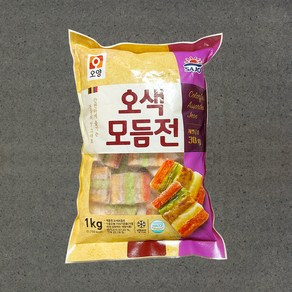 지케이푸드 오양 오색 모듬전 1kg(드라이) 산적꼬치 오색전 사조 오양, 1kg, 1개