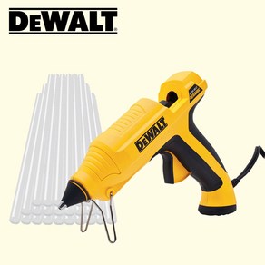 DEWALT 디월트 140W 급속 히팅 글루건 + 국산 핫멜트 11mm 600g 글루스틱 세트, 글루건 + 글루스틱 600g 백색, 1개