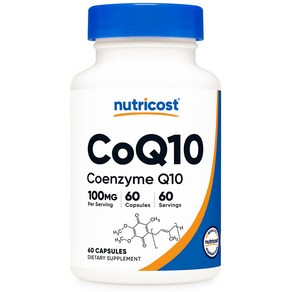 뉴트리코스트 코큐텐 CoQ10 100mg 60캡슐 1병, 1개, 단품, 60정