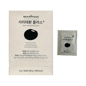 남유네 서리태환 플러스 60p, 180g, 1개