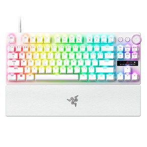 레이저 Huntsman V3 Po TKL White US, 화이트, RZ03-0498, 제조사축