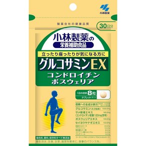 서플리먼트 小林製薬の栄養補助食品 고바야시 제약의 영양 보조 식품 글루코사민 EX 약 30일분 240립 B00E, 1개, 240정