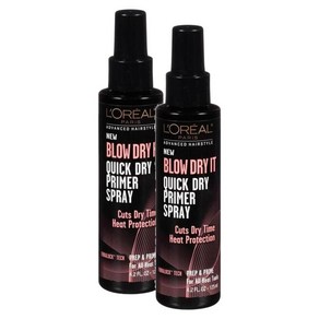 로레알파리 브로우 드라이 이트 스프레이 L'Oeal Pais BLOW DRY IT Quick Dy Pime Spay, 125ml, 2개