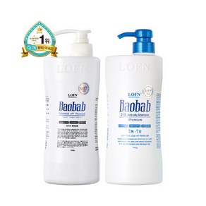 로픈 바오밥 트리트먼트 1000ml + 바오밥 지성샴푸 1000ml, 1개