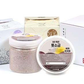 신안함초닷컴 [3년묵은신안천일염] 톳 가는 소금 - 300g (답례품 선물세트), 실버, 1개
