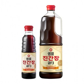 쓰리비진간장 + 금F3 샘표 1.7L 500ML, 상세페이지 참조, 1개