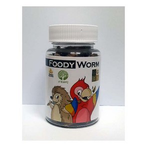 FOODY WORM 푸디웜13g 로스팅건조밀웜 밀웜 햄스터밀웜 햄스터간식, 1개, 13g