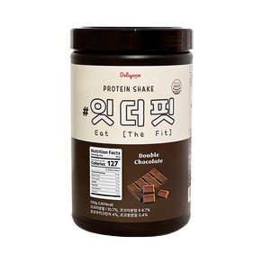 델리스푼 단백질 쉐이크 잇더핏 대용량 520g (더블초코맛)