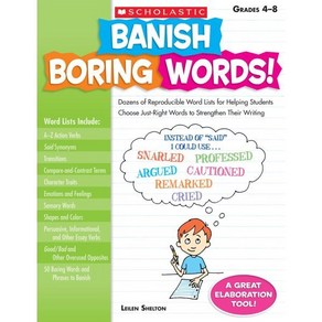 Banish Boing Wods! Gades 4-8: Dozens of Repoducible Wod Lists fo Helping Student..., Scholastic Teaching Resouces