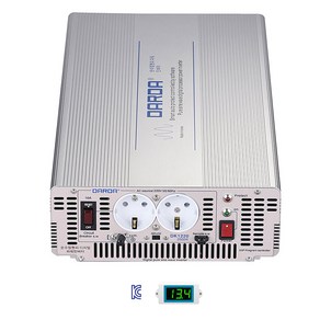 국산 다르다 KC인증 순수정현파 태양광 인버터 DC48V to AC220V 최대 2000W DK4820 Pue sine wave invete 공구 전자렌지 전동차 태양광에 사용, 1개, DK4820A