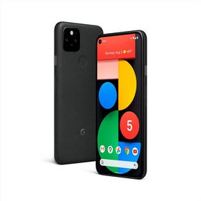 Google Pixel 5 128GB 구글 픽셀 5 스마트 폰 - 언락 북미판 공기계, 1, 블랙