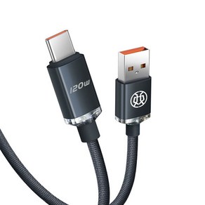 앤트앤비 초고속 충전케이블 C to USB PD120W 2m 1+1+1, USB+C 크리스탈 케이블, 3개