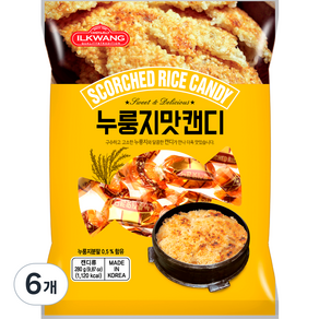 일광제과 누룽지맛캔디, 6개, 280g