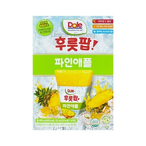 돌 후룻팝 파인애플팝 얼려먹는디져트, 62ml, 1박스