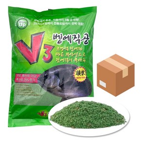 낚시여행 V3 벵에직공 1.1kg 1박스 벵에돔 집어제 떡밥 파우더 빵가루