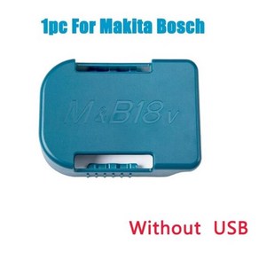 마키타 18V 리튬 이온 배터리용 USB 충전기 어댑터 C타입 고속 2 홀더 BL1830, 1개, 02 fo Makita Bosch