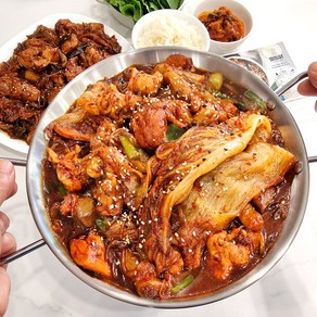 놀라운토요일 TV출현 맛집 묵은지 별찜닭 밀키트, 1세트, 1.388kg