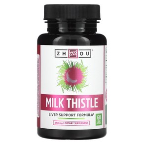 Milk Thistle Live Suppot 450mg 60 VegCaps, 1개