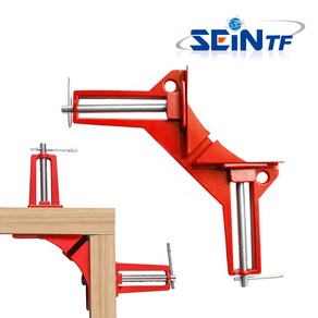 세인티에프 퀵그립 만력기 목공 C형 F형 클램프 고정, 선택04. 코너 클램프, 1개