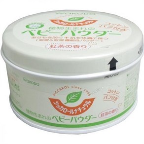 와코도 시카롤 siccaol 내추럴 베이비 파우더 홍차향 120g, 1개