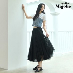 아뜰리에마졸리 튤 레이어 샤 스커트 1종