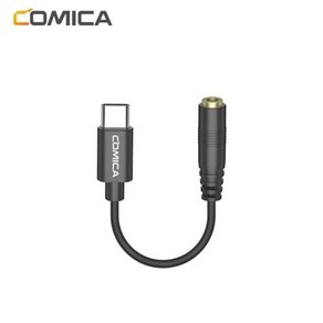 Comica CVM-SPX-UC 3.5mm TRRS-USB-C 인터페이스 오디오 케이블 미니 사운드 케이블 어댑터 마이크 용 오디오 어댑터 케이블, [01] Audio Cable Adapte, 하나